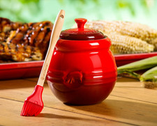 Le Creuset BBQ pot with