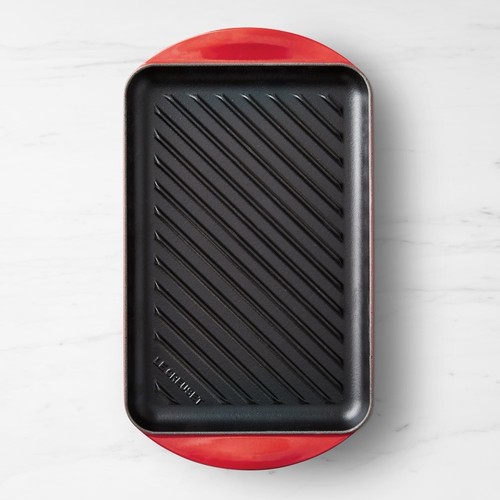 Creuset red grill - grill, cast