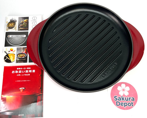 Creuset round grill - le, pan